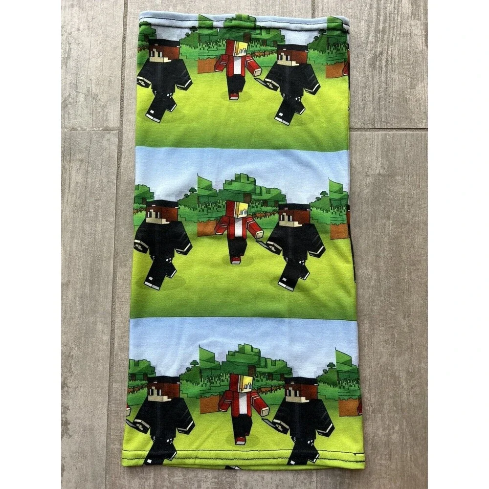 Balaclava Neck Gaiter Bandana Face Mask Scarf Wind UV Protection Minecraft Adult
